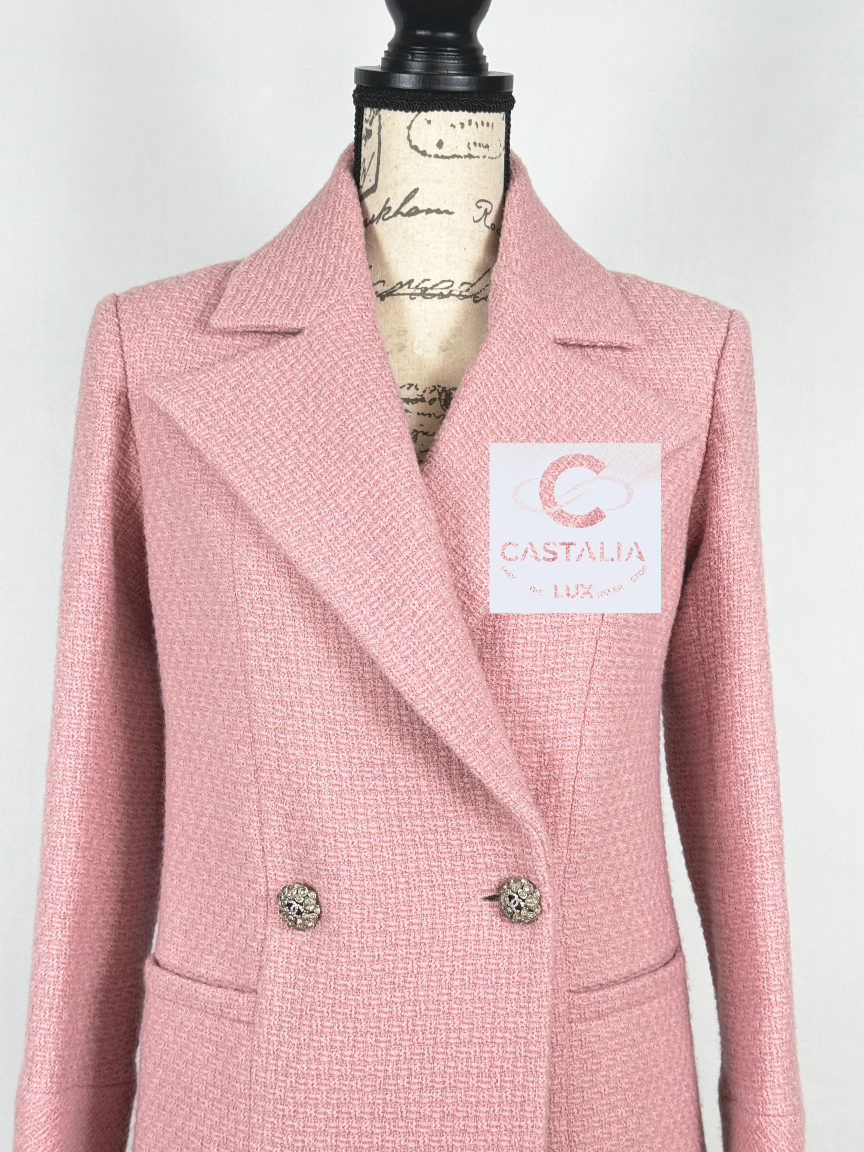Chanel New 2022 Fall Runway CC Jewel Buttons Tweed Jacket 3