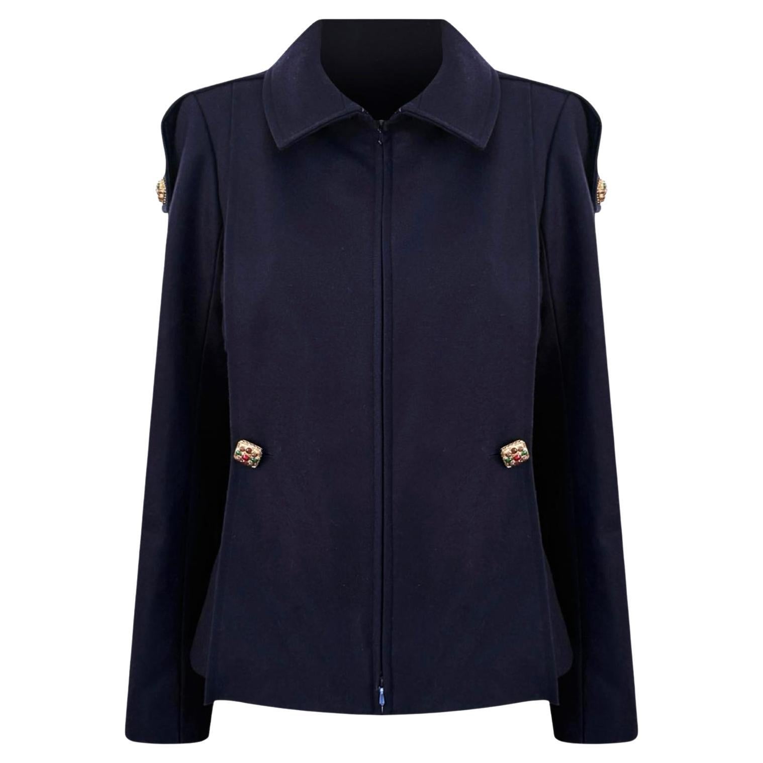 Chanel New Paris / Byzance Gripoix Buttons Jacket 40 FR