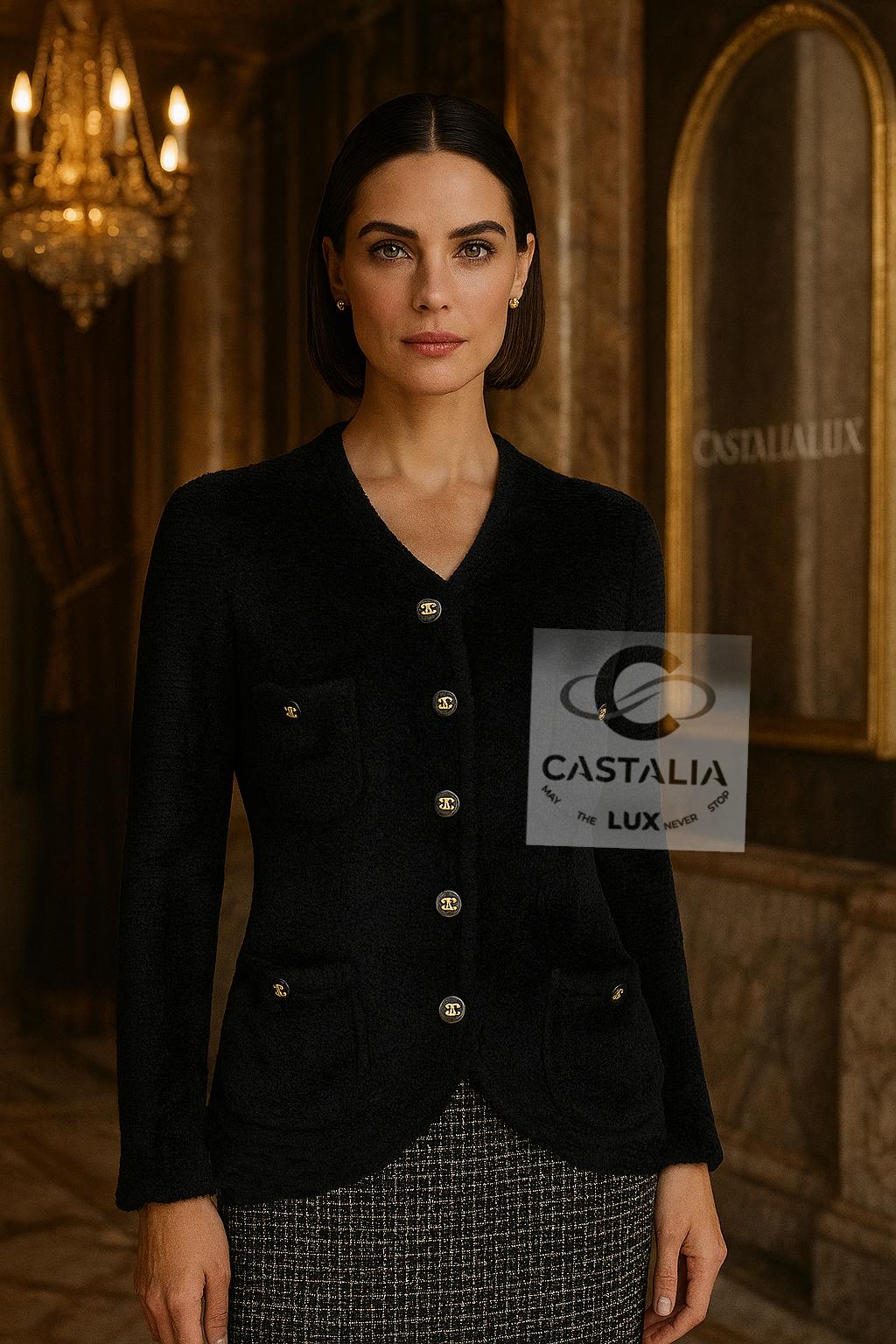 Chanel Rarefied 1985 Autunno  Giacca leggera e soffice vintage di Karl Lagerfeld

~Una reliquia del fascino di Chanel dei primi anni '80, 
questa rara giacca vintage della collezione Autunno 1985 incarna una poesia tattile di sobria decadenza.

~ Un