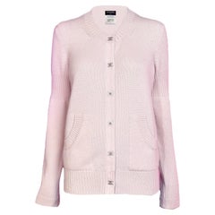 Chanel Iconic CC Turnlocks Cardigan rose blush 40 FR