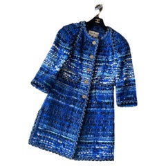 Chanel 18K$ Paris / Greece Azure Ribbon Tweed Jacket 40 FR