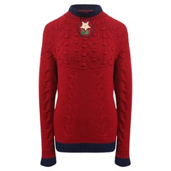 Chanel Paris / Salzburg Rarest CC Edelweiss Patch Jumper 42 FR