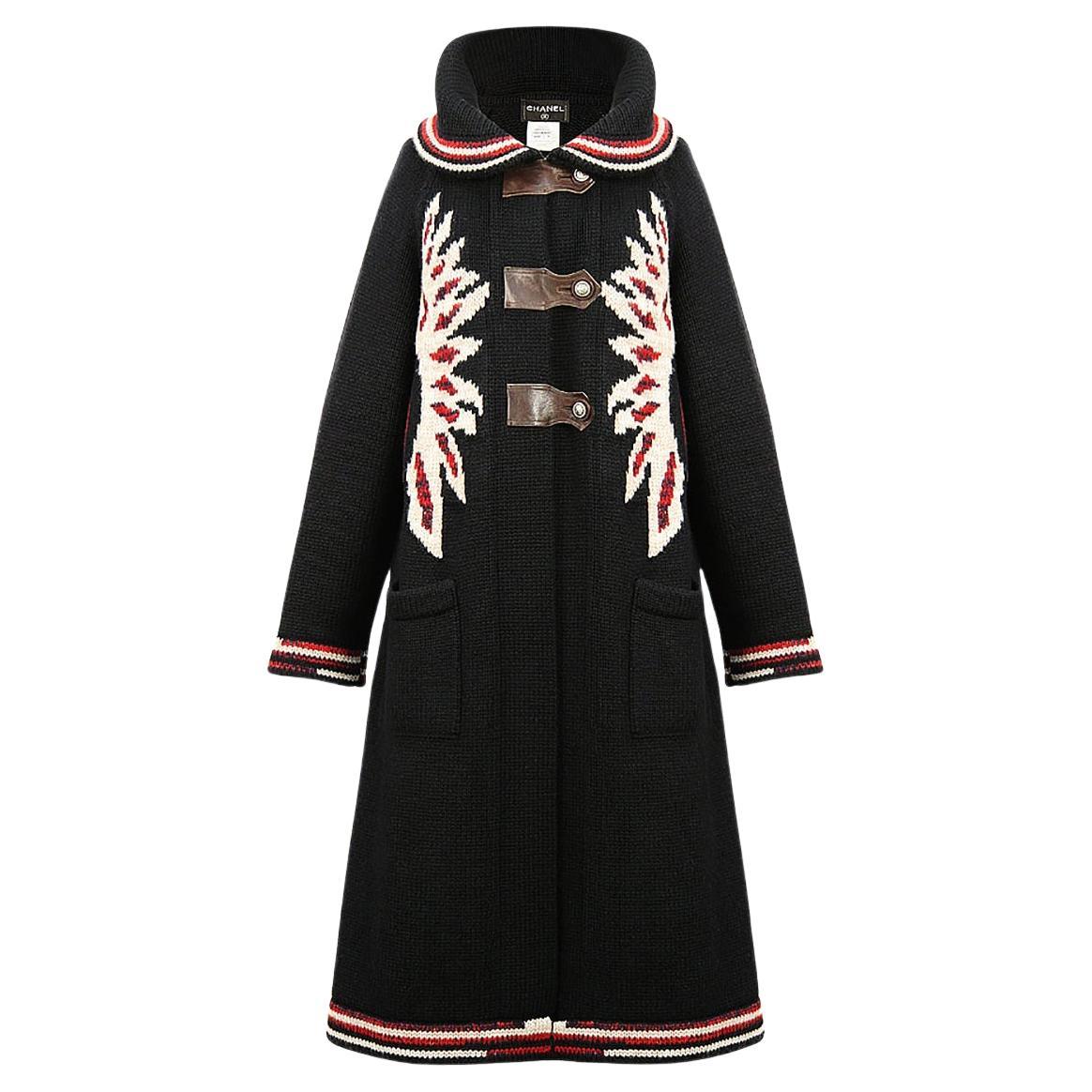 Chanel 9K$ Collectors Paris / Dallas Runway Cappotto in cashmere 38 FR