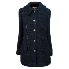 Chanel Collectible Artefact Black Multi-Pocket Jacket 38 FR