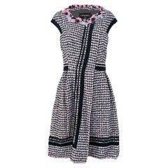 Chanel 8K$ Couture Grace Floral Tweed Dress 42 FR