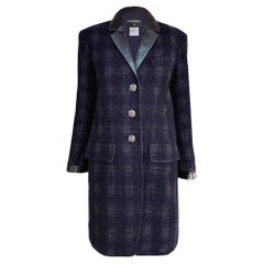 Chanel Paris / Edinburgh Relic Tartan Tweed Cappotto 36 FR