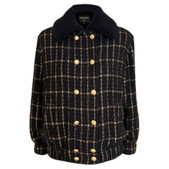 Chanel Paris / Ägypten Eternal Geometry Schwarz Tweed Jacke 36 FR