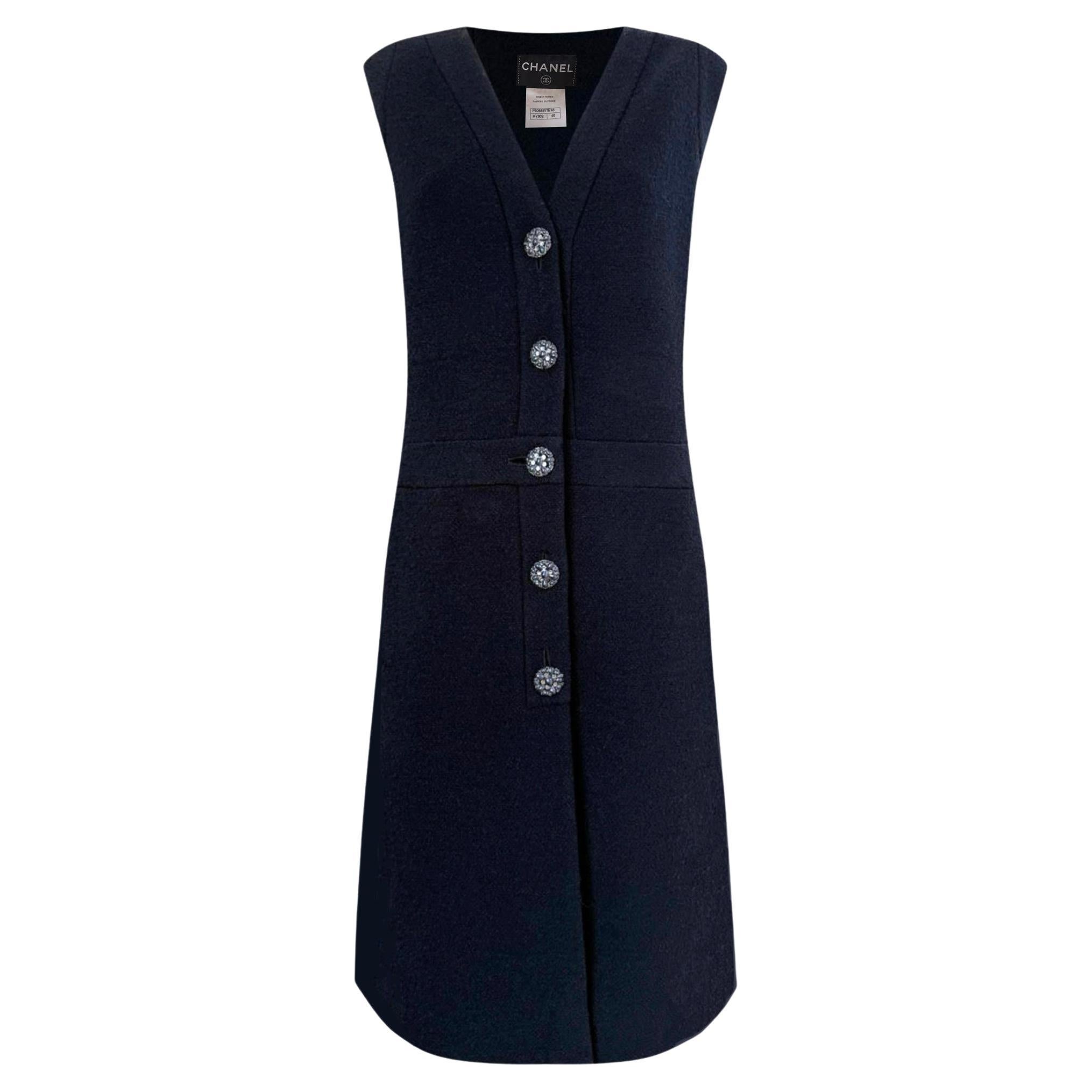 Chanel New Paris / Dubai CC Gripoix Knöpfe Jacke Kleid 46 FR