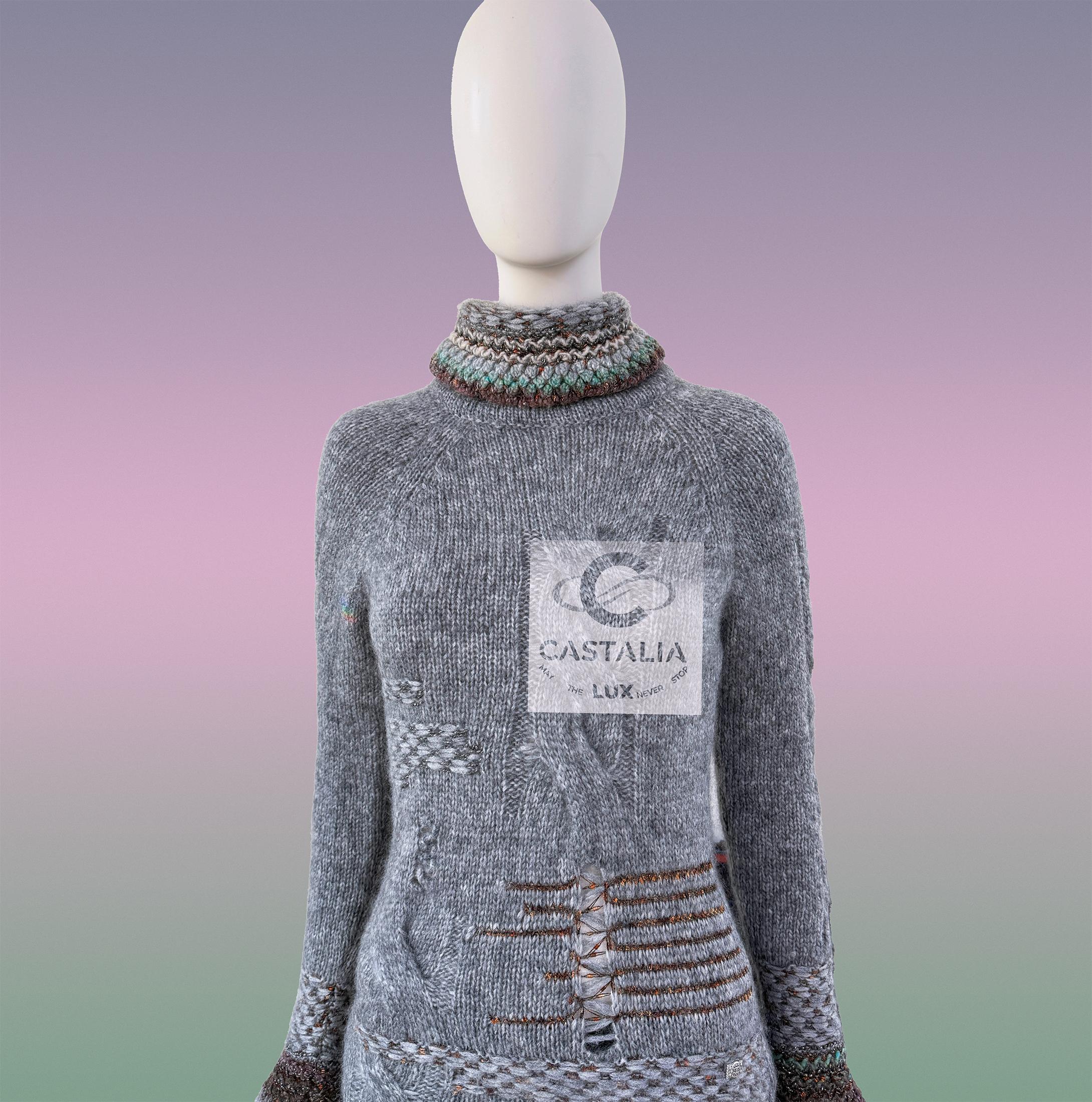 Chanel Paris / Byzance Collectors Artifact Jumper 36 FR en vente 1