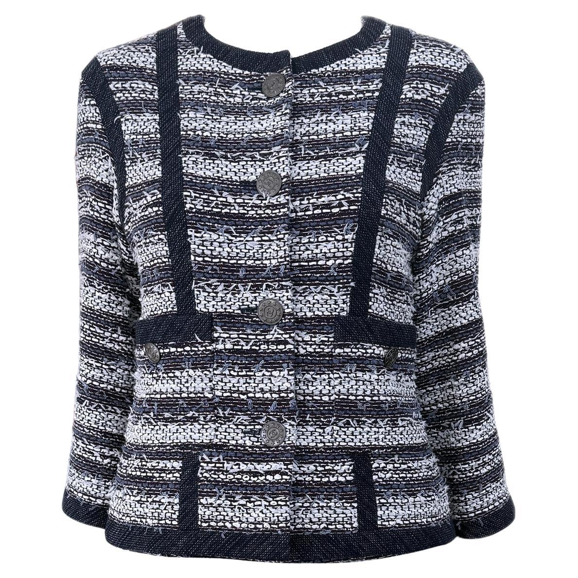 Chanel París / Singapur Chaqueta de tweed Lesage 48 FR