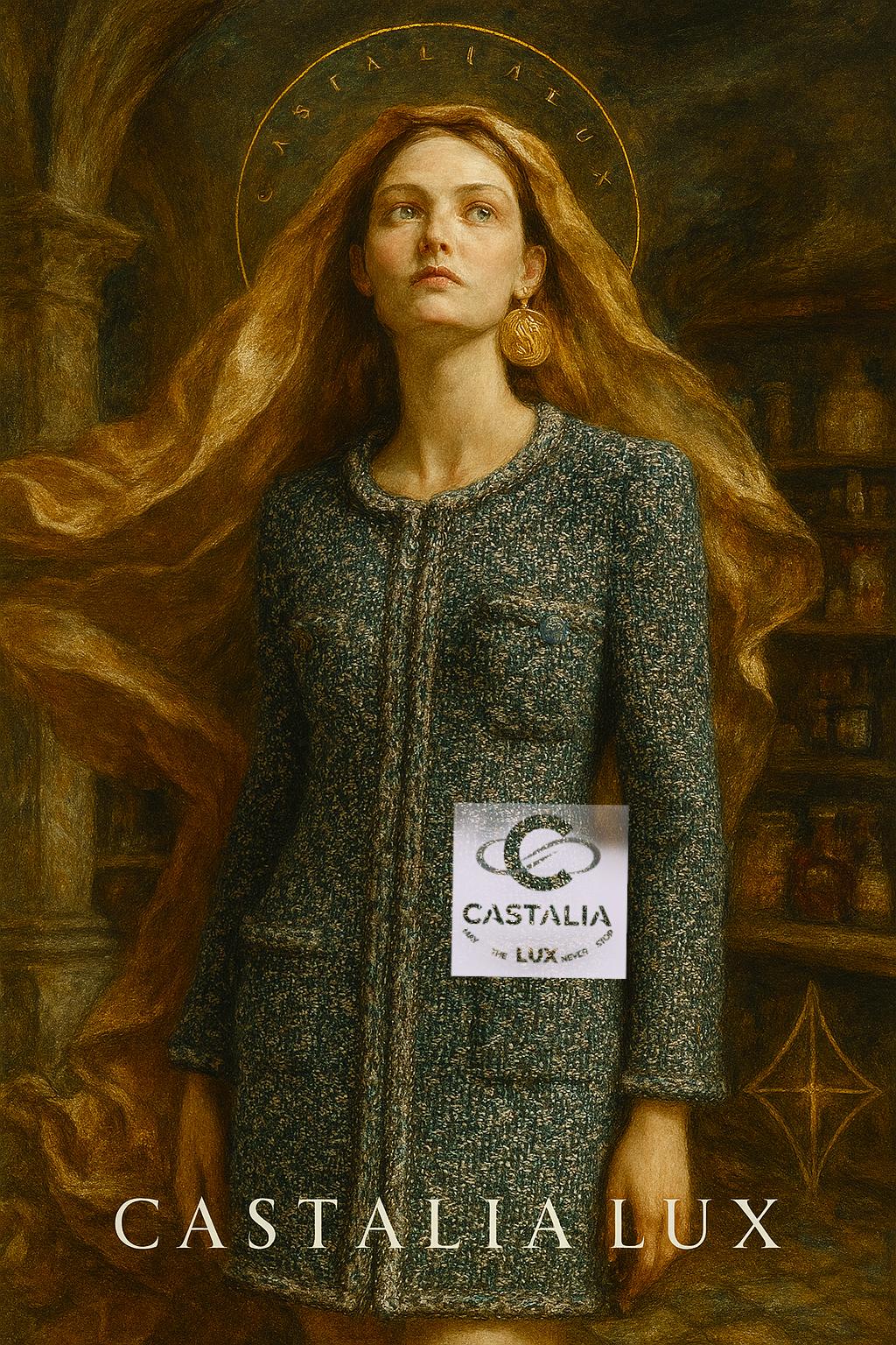 Chanel Supermarket Runway Cappotto in tweed iridescente 36 FR in vendita 2