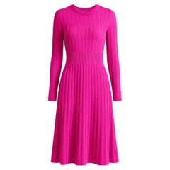 CHANEL New Vibrant Expressionism Fuchsia Dress 36 FR