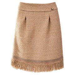 Chanel 4K$ New Paris / Cosmopolite Lesage Tweed Skirt 38 FR