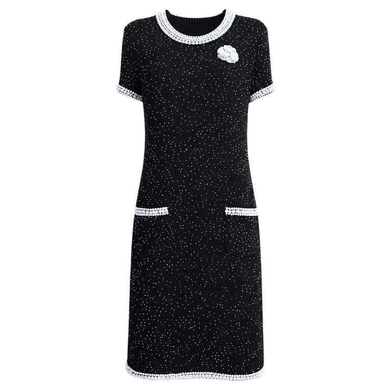 black pearl embellished dress Coat main image 1