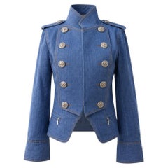 CHANEL Vogue Cover Paris / VERSAILLES Denim Jacket 36 FR