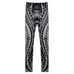Alexander McQueen iconic leggings S/S 2009 Natural Dis-tinction Eiffel tower
