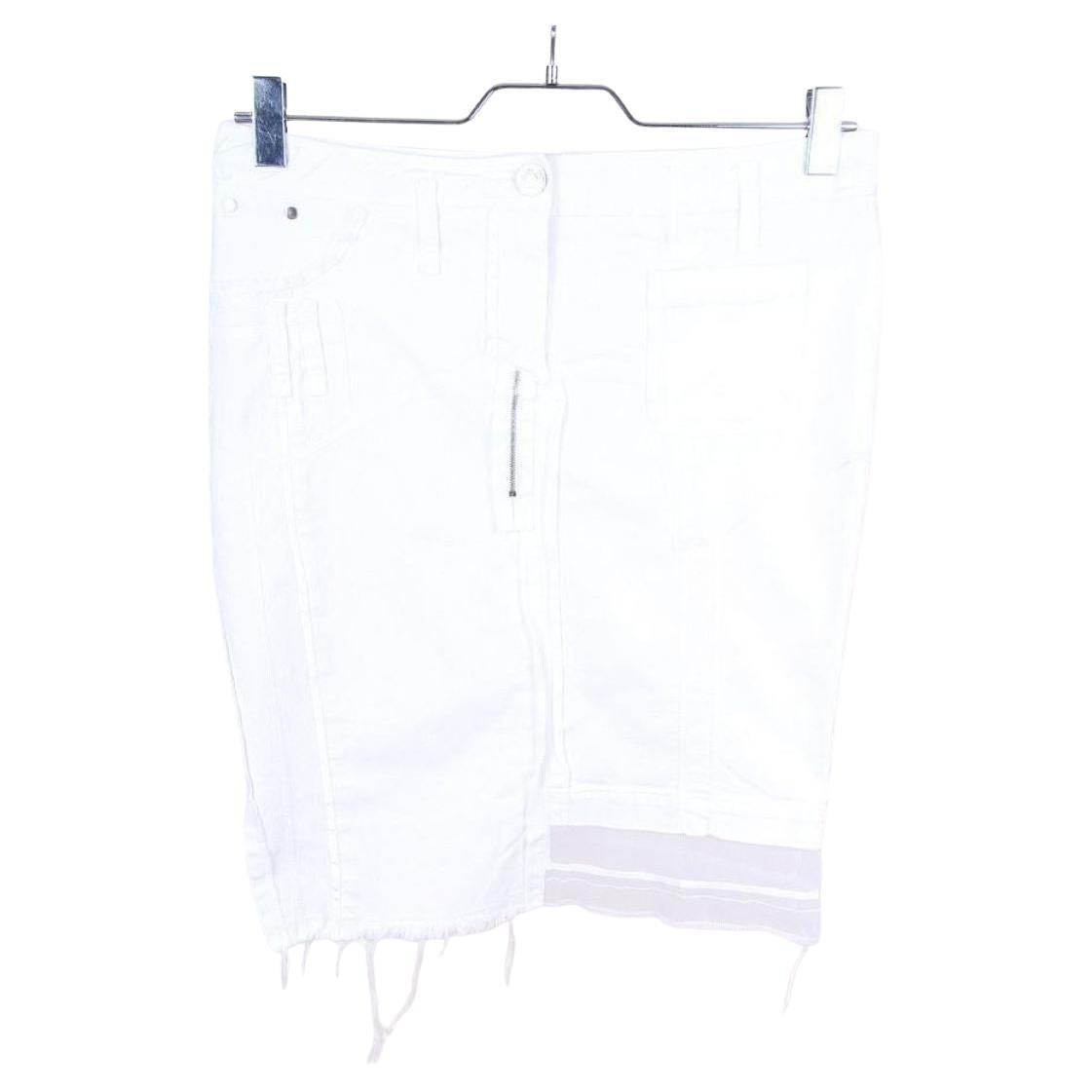 Dior 2006 SS Galliano Denim runway skirt For Sale
