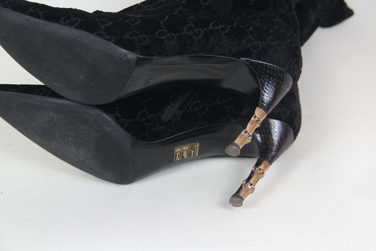Stivali Monogram Guccı by Tom Ford FW 2004 in vendita 4