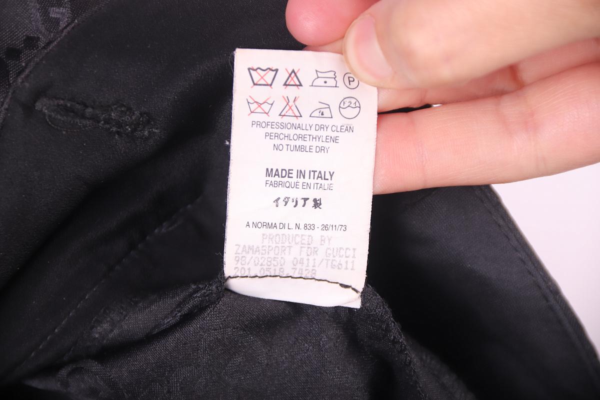 1998 Monogramme Gucci Tom Ford 1998 Pantalon avec motif GG Runway Excellent état - En vente à Алматинский Почтамт, KZ