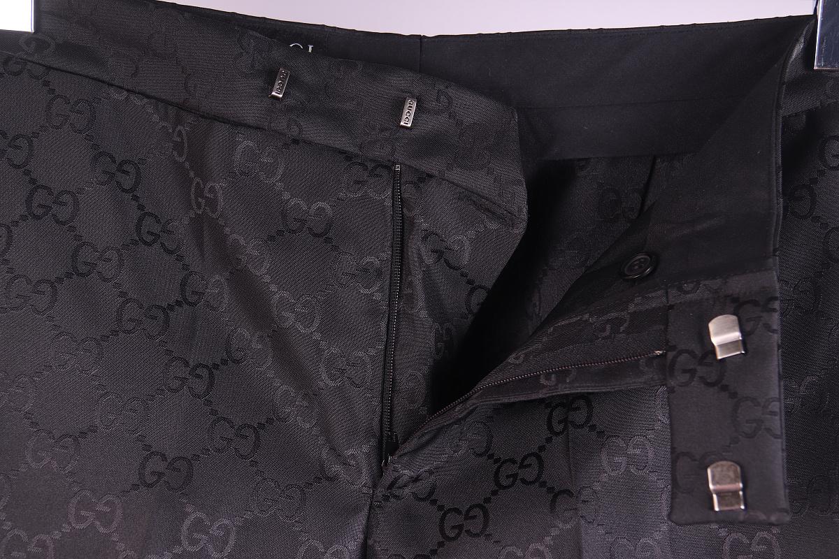1998 Monogramme Gucci Tom Ford 1998 Pantalon avec motif GG Runway en vente 3