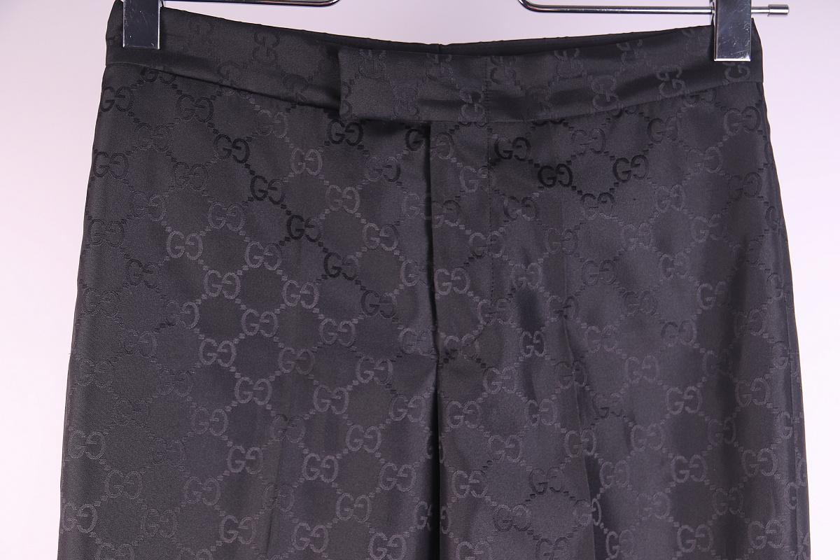 1998 Monogramme Gucci Tom Ford 1998 Pantalon avec motif GG Runway en vente 7