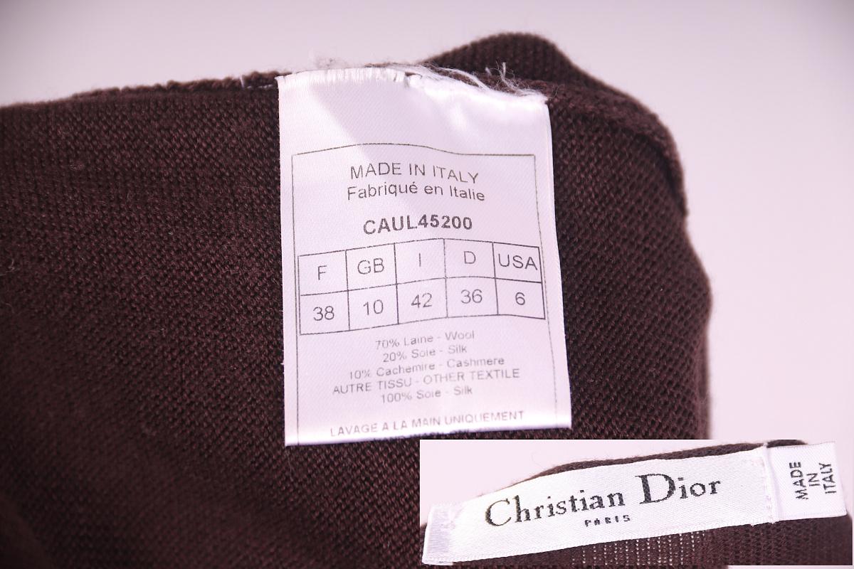 Christian Dior Galliano Abito in lana e seta In condizioni buone in vendita a Алматинский Почтамт, KZ