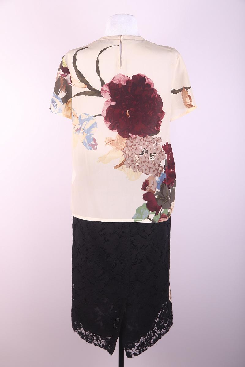 Valentino - Gonna e t-shirt in seta - Twin Set in vendita 3