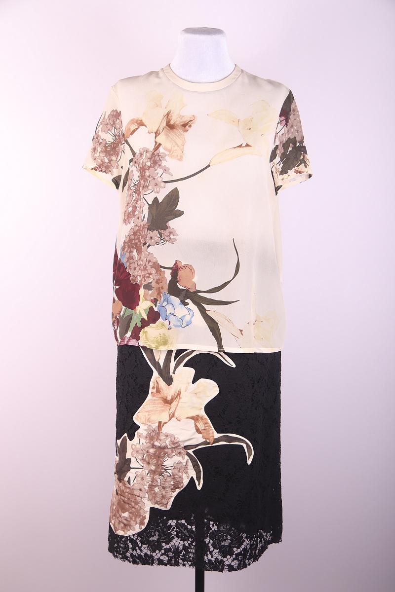 Valentino - Gonna e t-shirt in seta - Twin Set in vendita 10