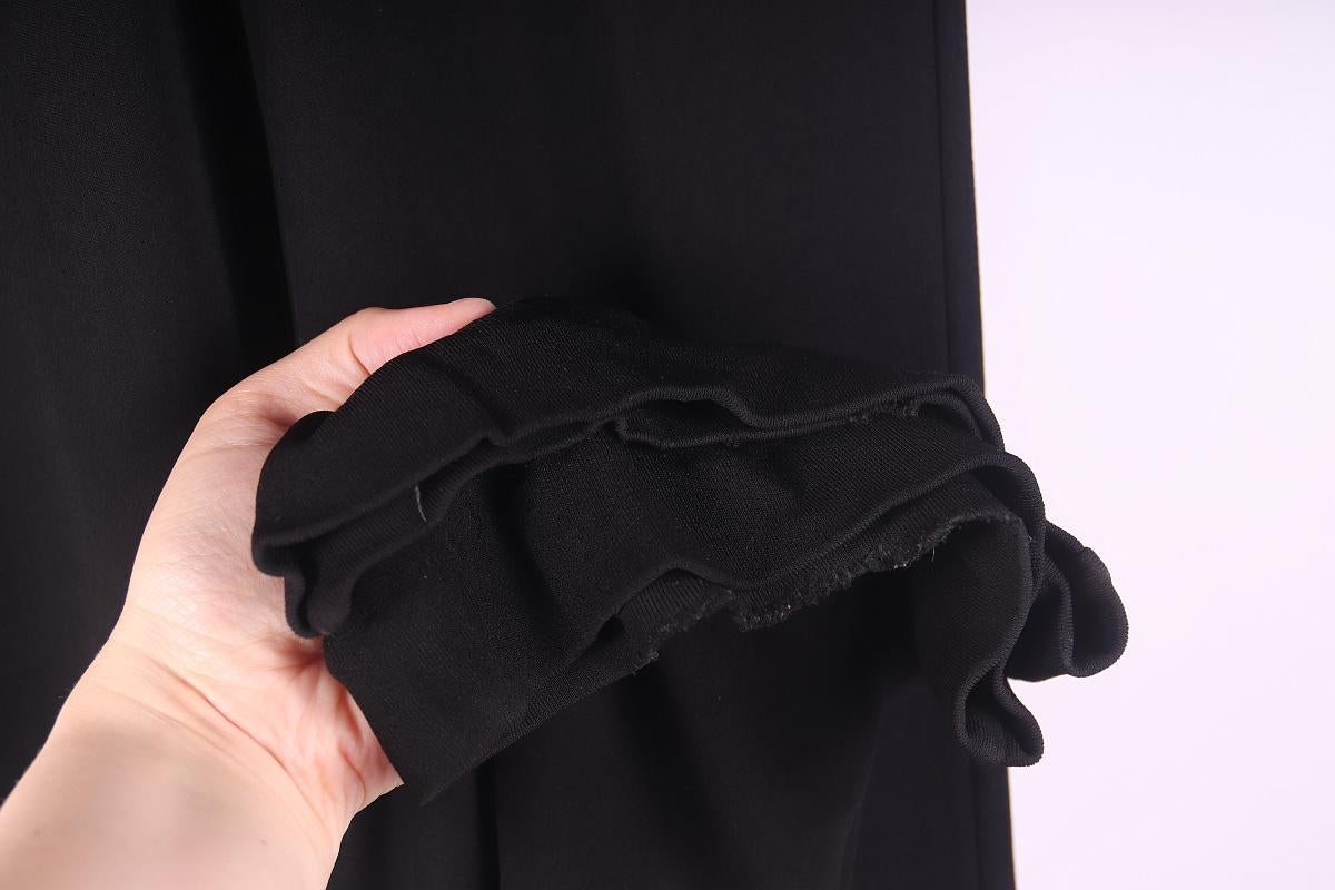 Noir Pantalon Gianni Versace 1997 en vente