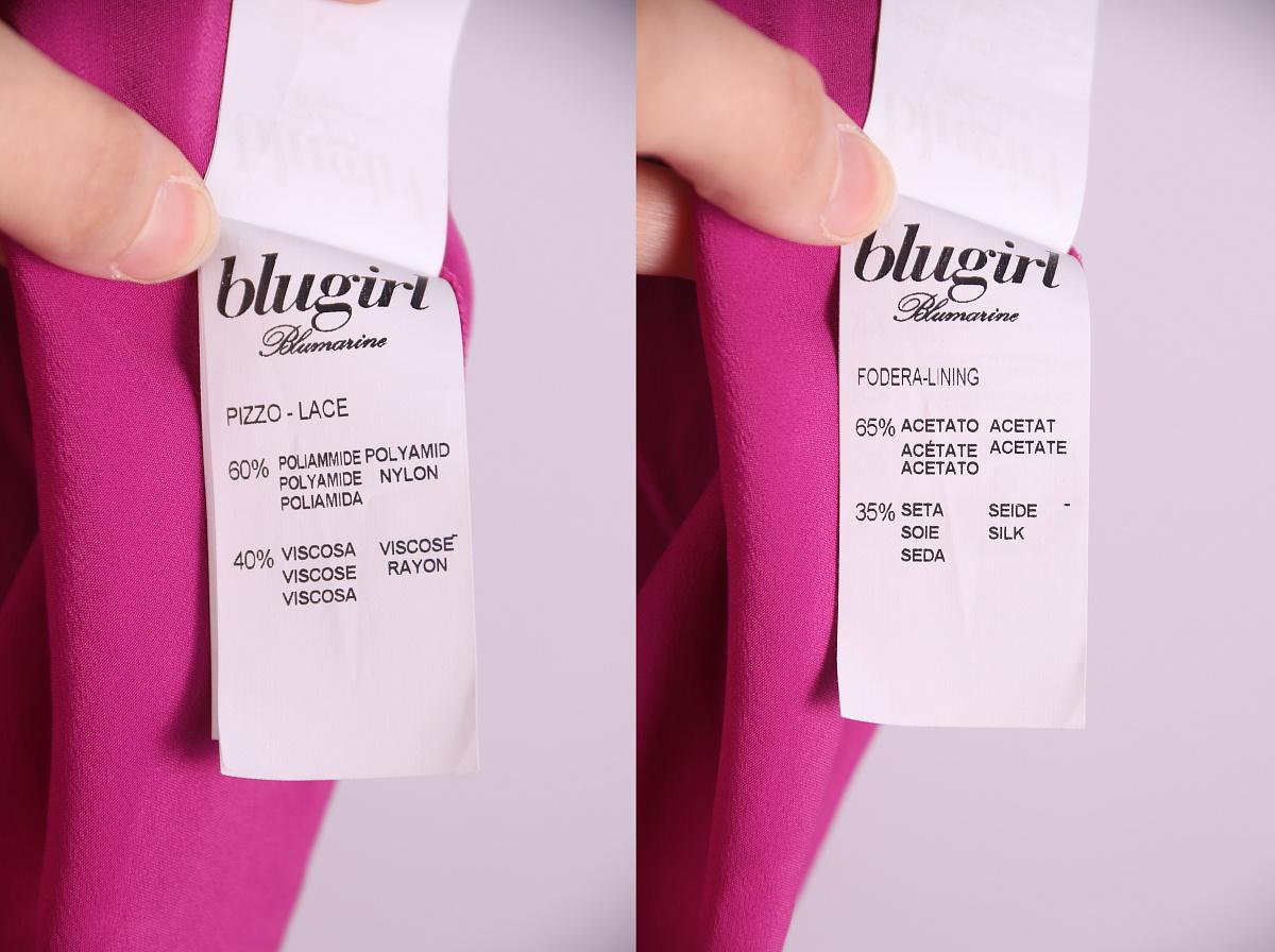 Blumarine Blugirl Abendkleid aus Seide im Angebot 1