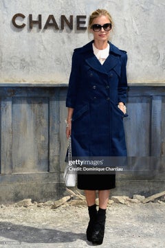 13P Chanel & Karl Lagerfeld 2013 SS collection cotton coat / trench