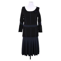 FENDI. Dress from the 2018 collection. Wool + mohair + mink.