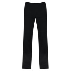 CHANEL 00A 2000 Fall runway Karl Lagerfeld tweed black trousers RTW