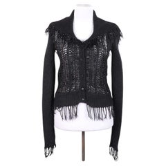 Christian Dior by John Galliano Autunno/Inverno 1999 Cardigan in maglia Sfilata