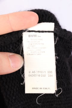 Versace sweater — wool, cashmere, fur