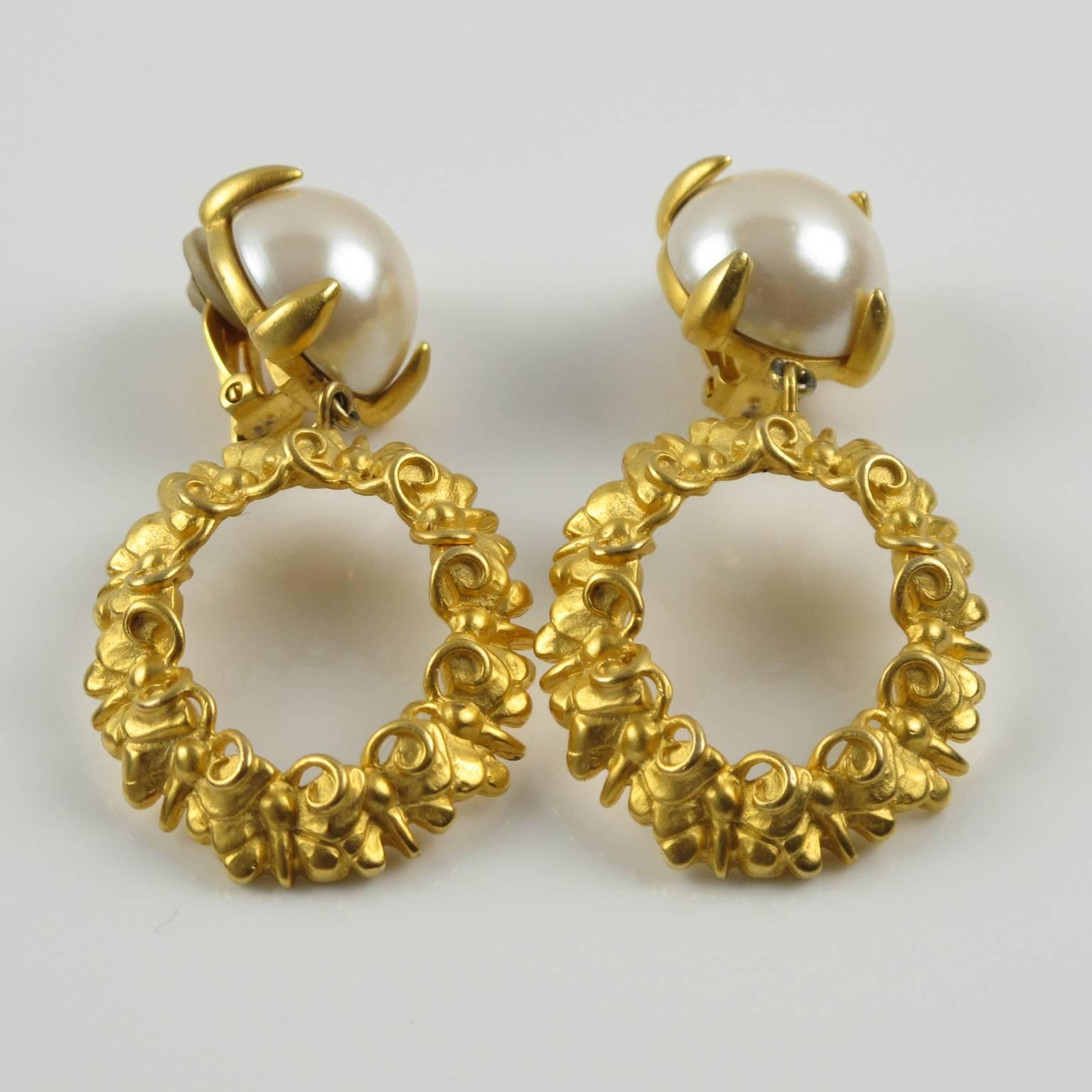 givenchy clip on earrings