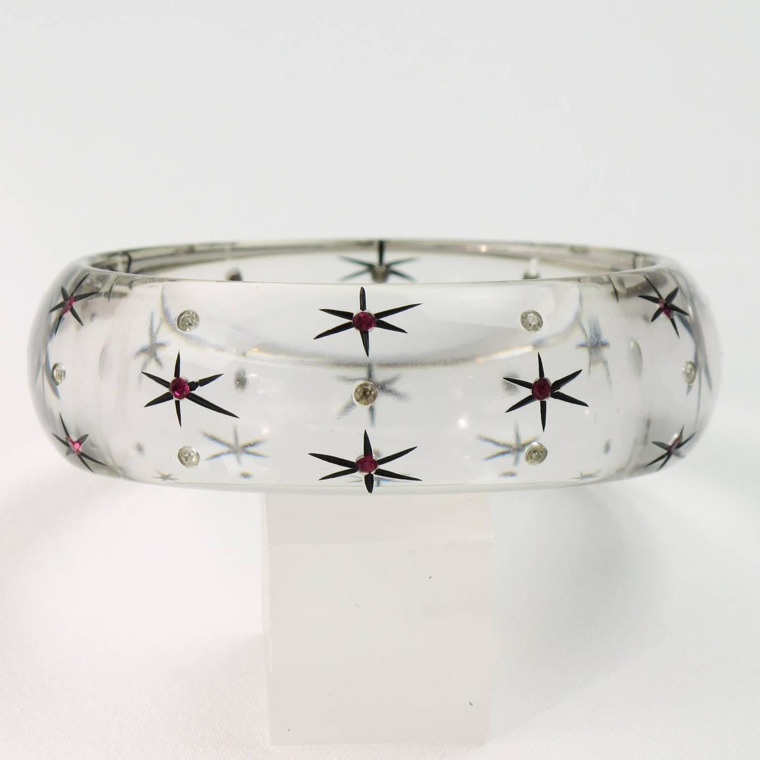 clear lucite bangle