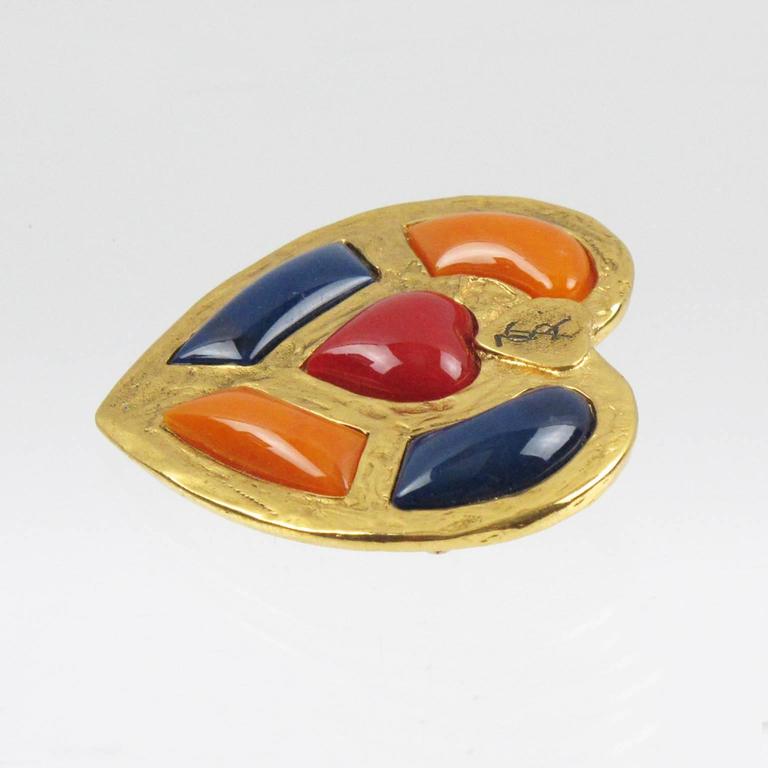 yves saint laurent brooch pin