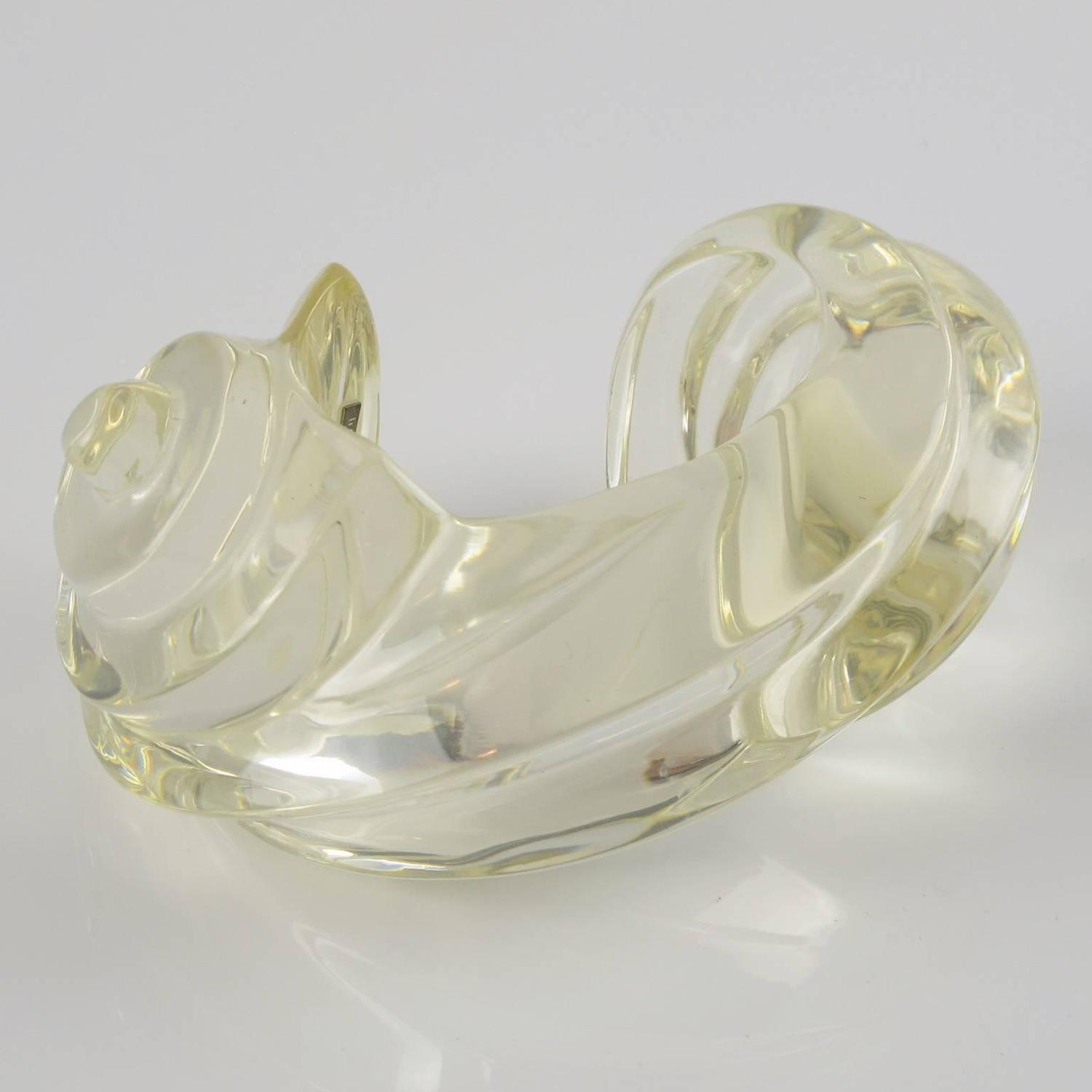 Dramatic Lucite Cuff Bracelet by Uterque For Sale at 1stdibs