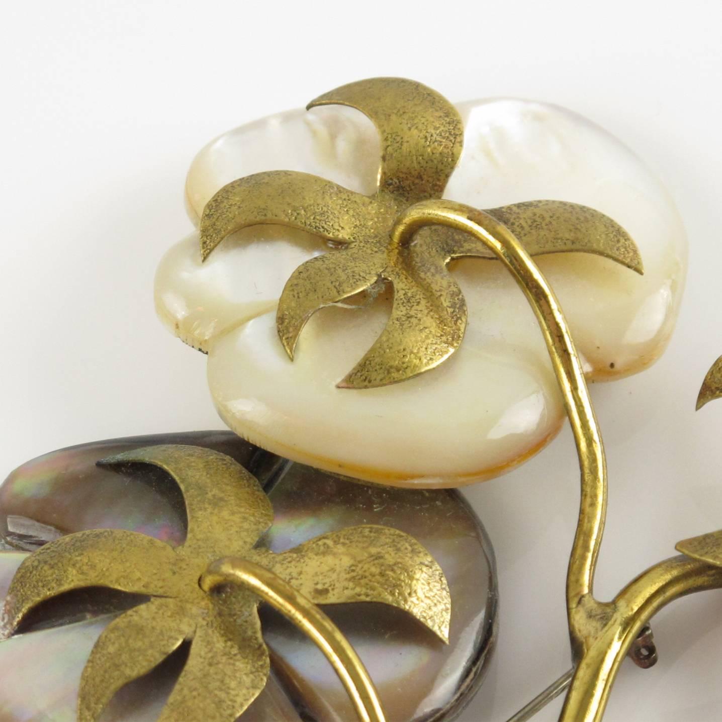 Fabrice Paris Floral Brooch Pin at 1stDibs | fabrice jewelry, fabrice ...