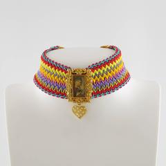 Rare Christian Lacroix Paris 1980s Couture Necklace