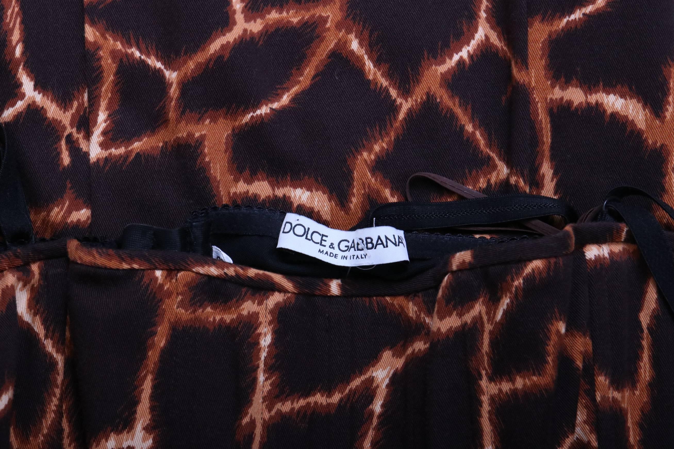 dolce gabbana giraffe dress