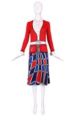 Iconic 1970's Roberta di Camerino Trompe L'Oeil Dress