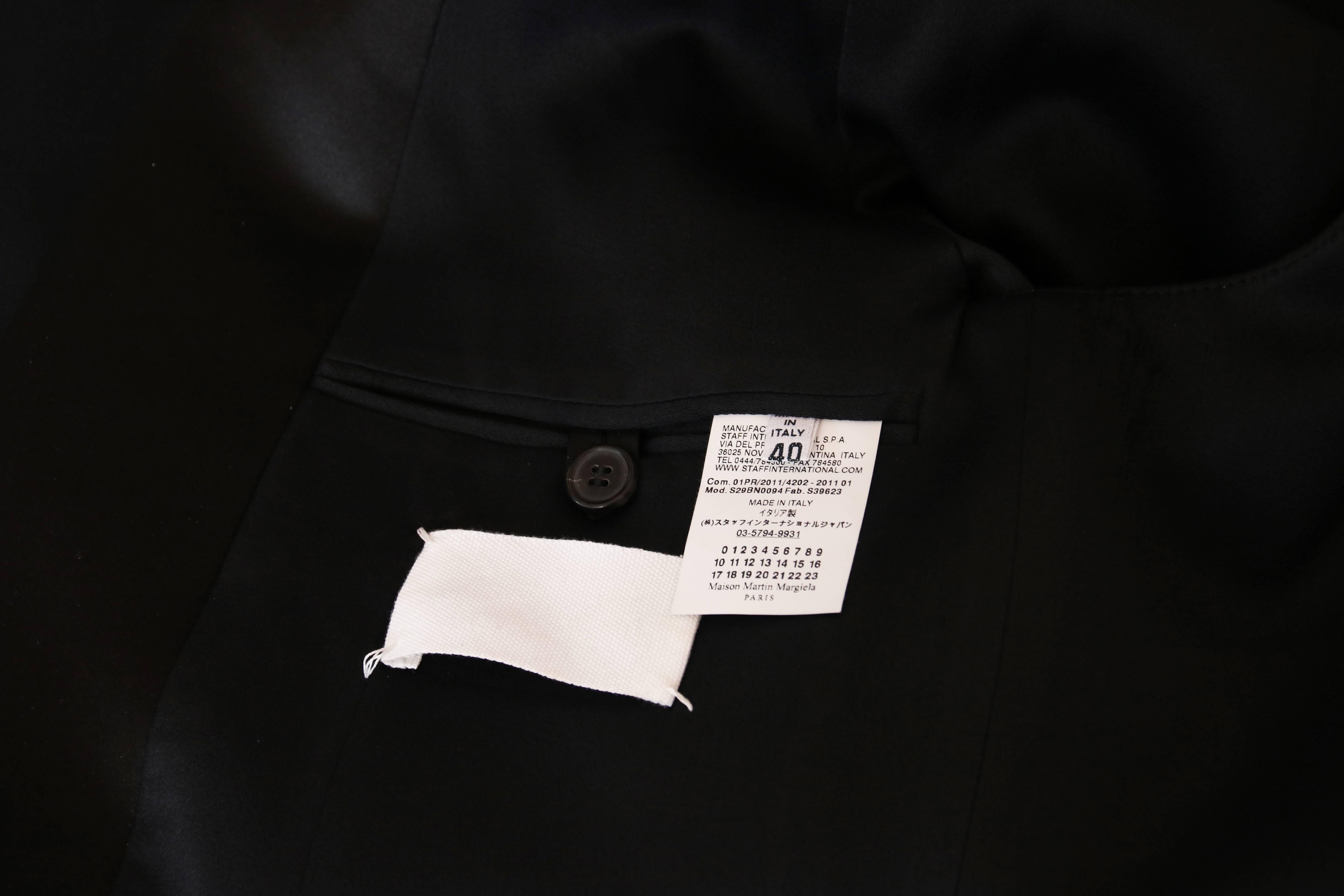 Women's or Men's Martin Margiela Black Deconstructed Tuxedo Jacket