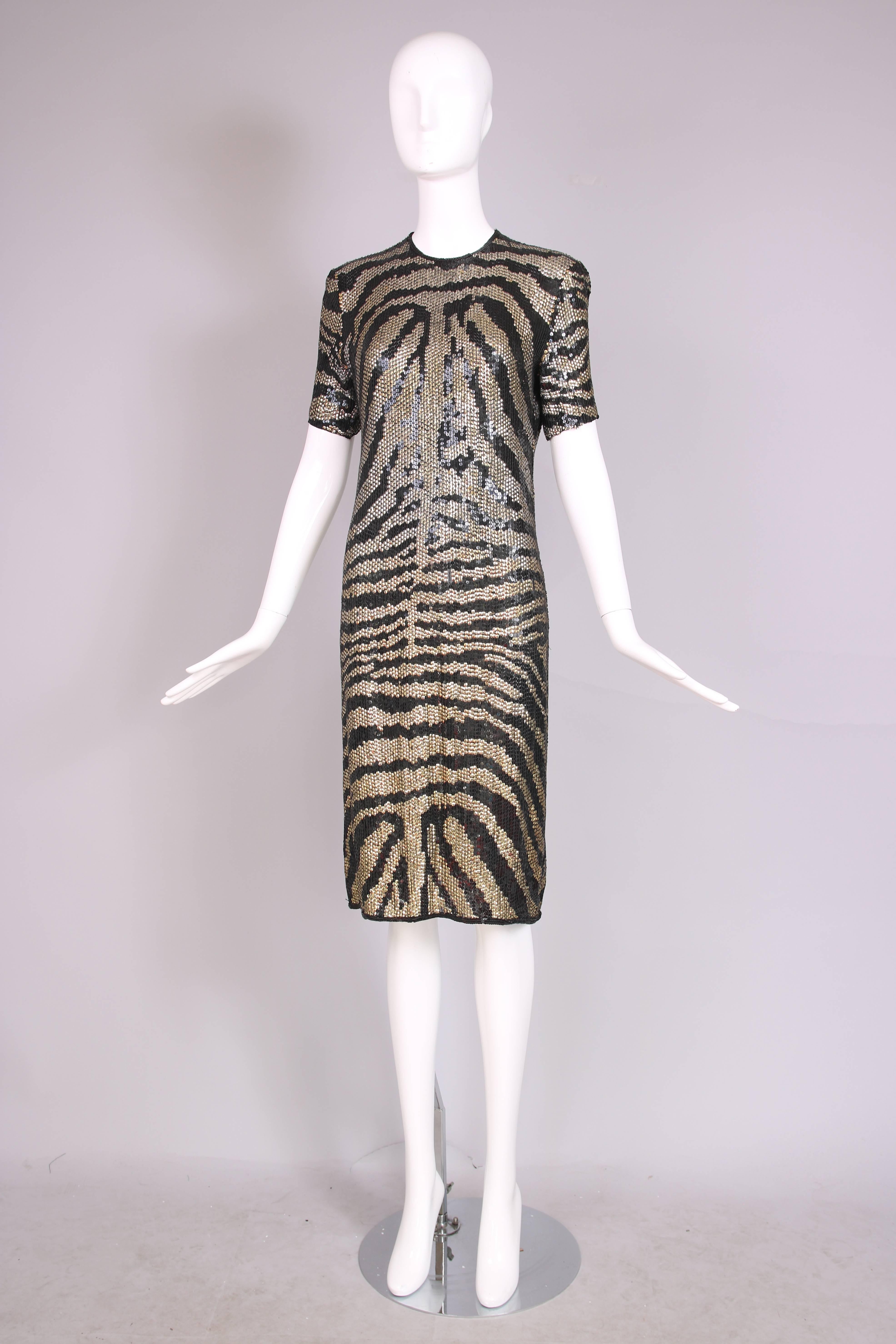 sequin tiger dress