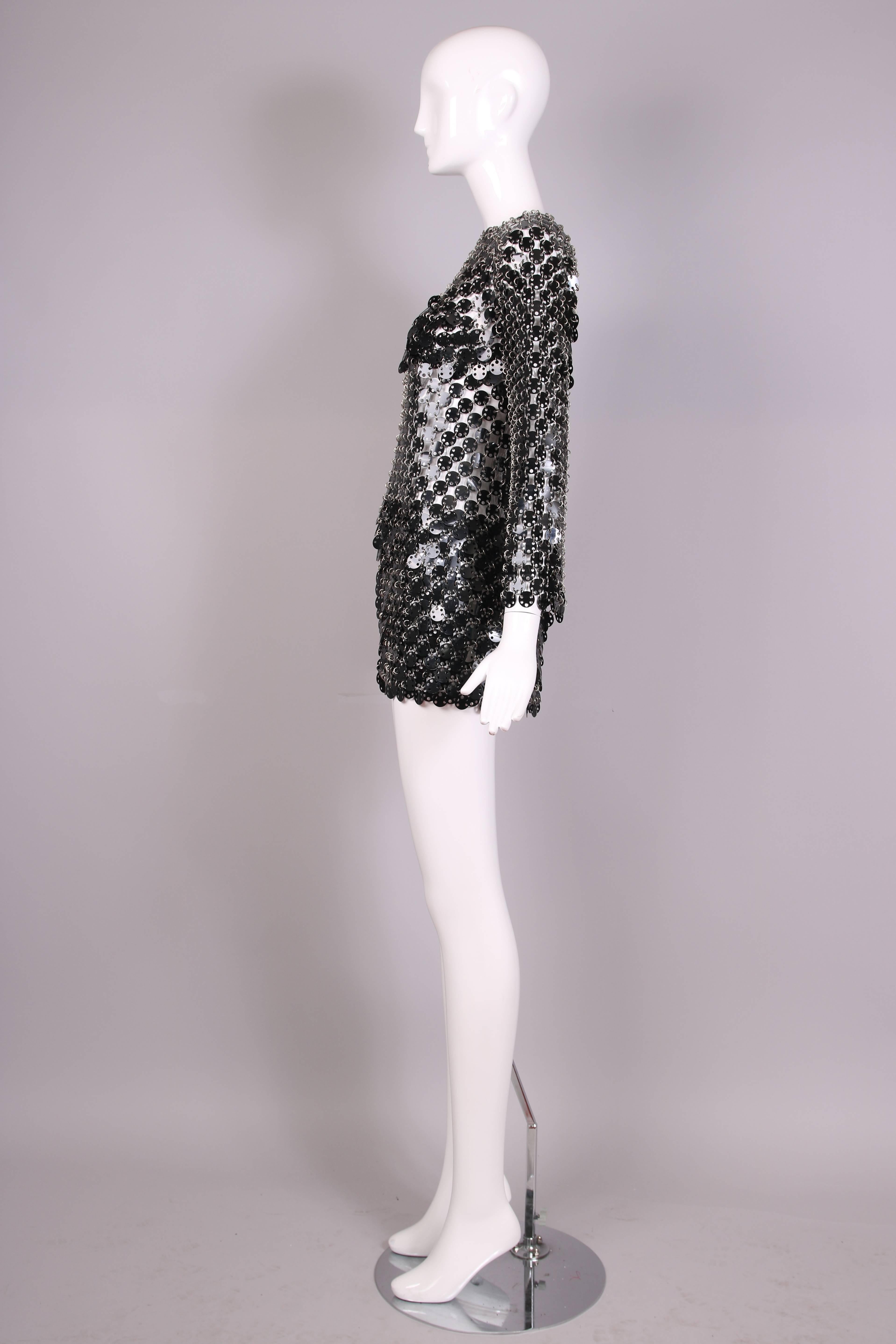 paco rabanne black dress