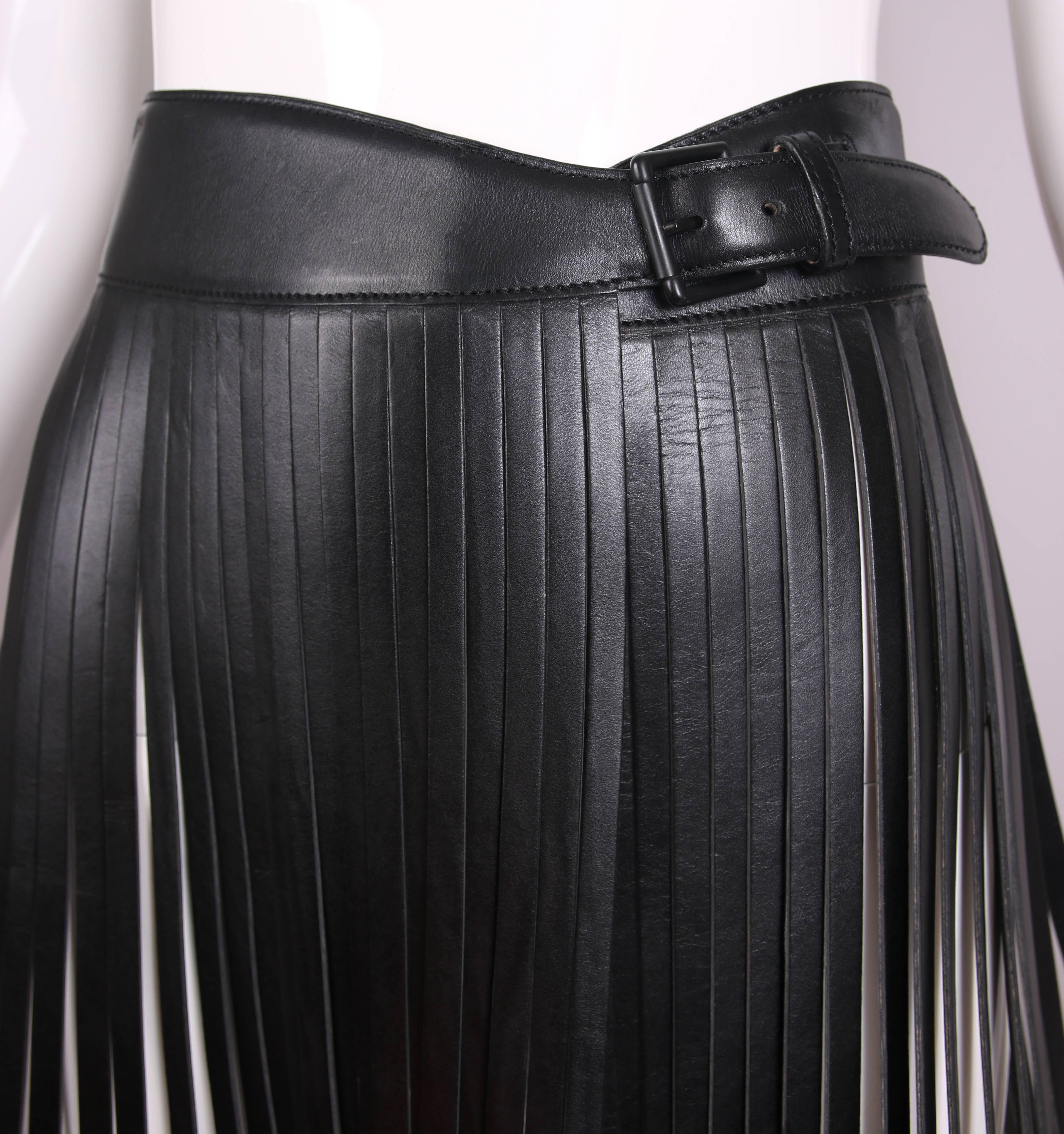 belt with fringe