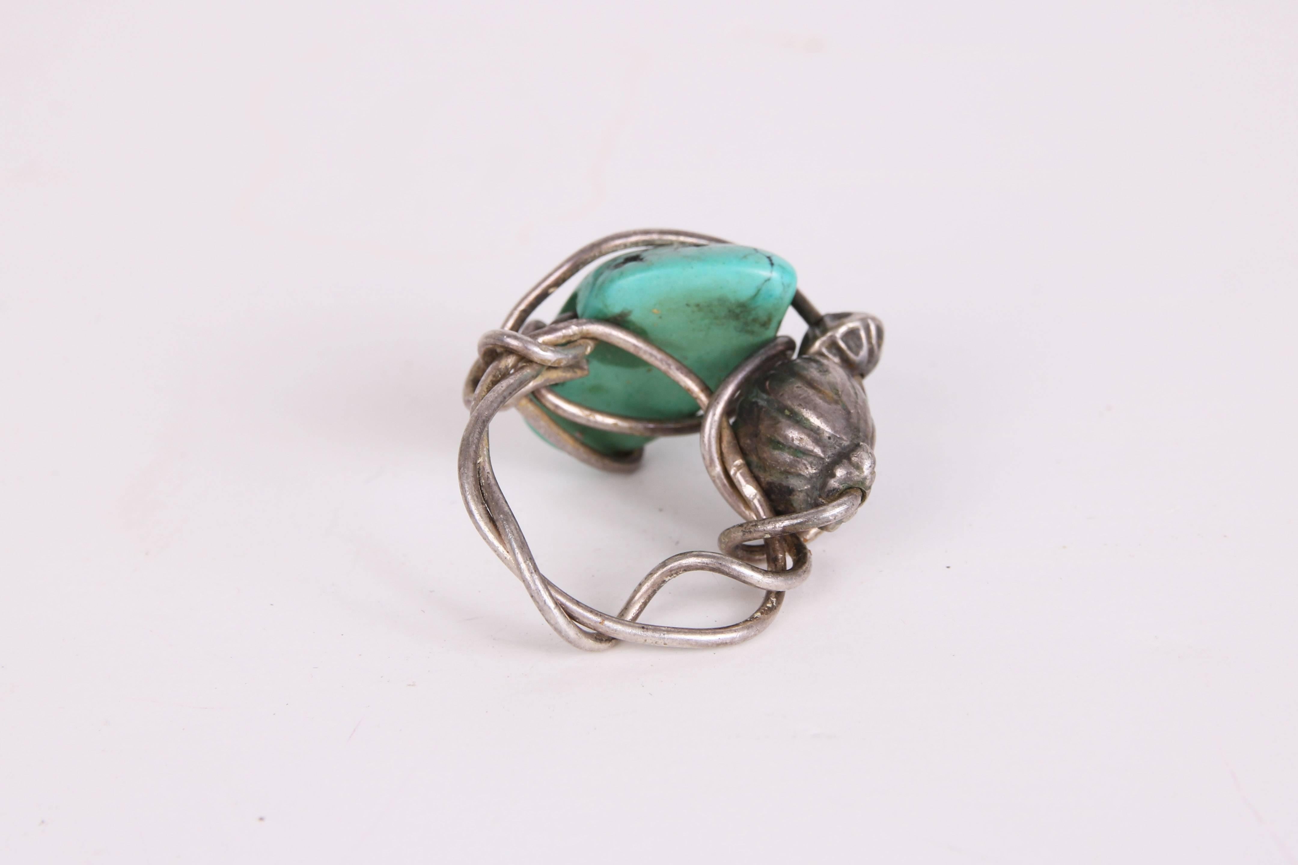 sterling silver wire wrapped rings
