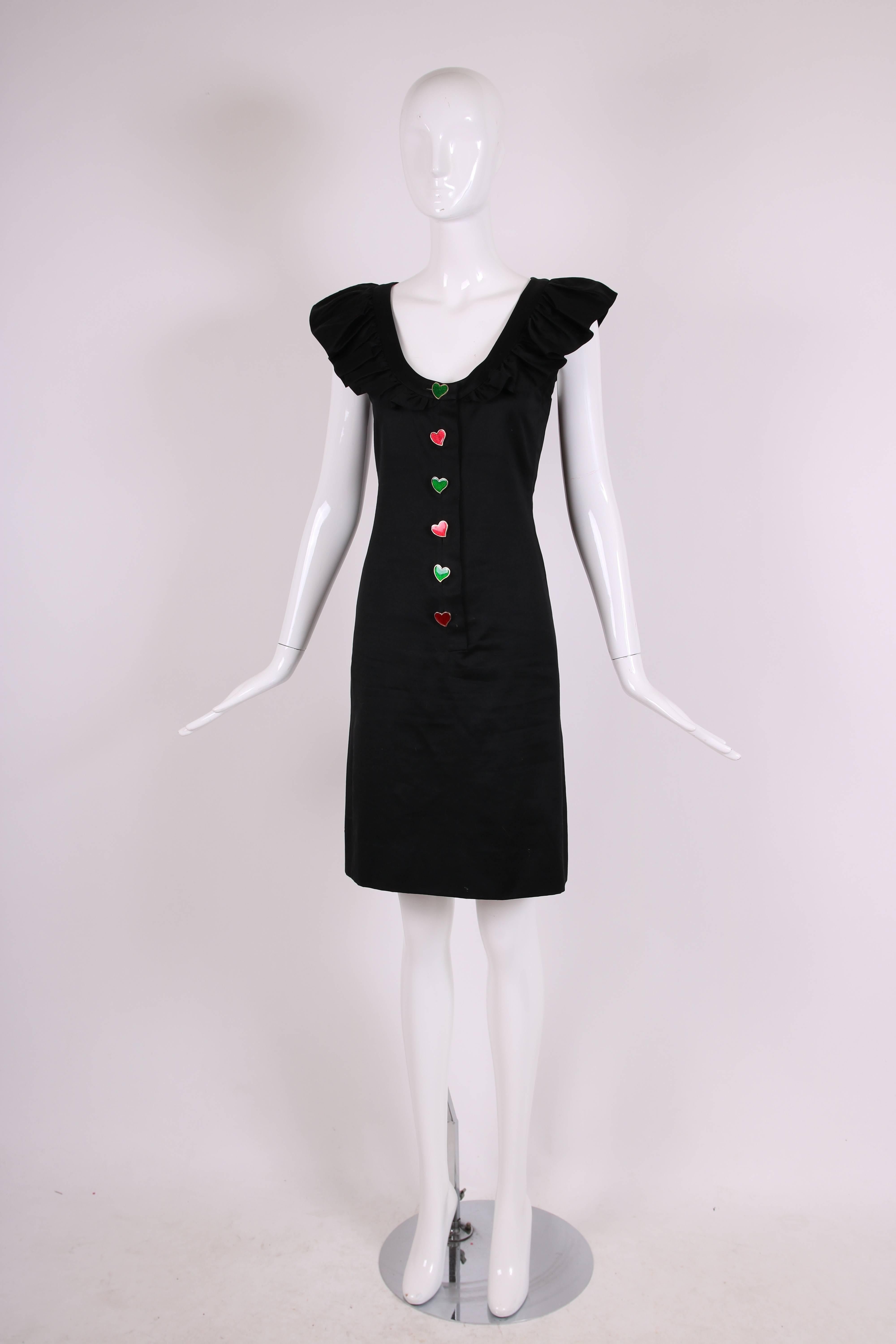 ysl heart dress