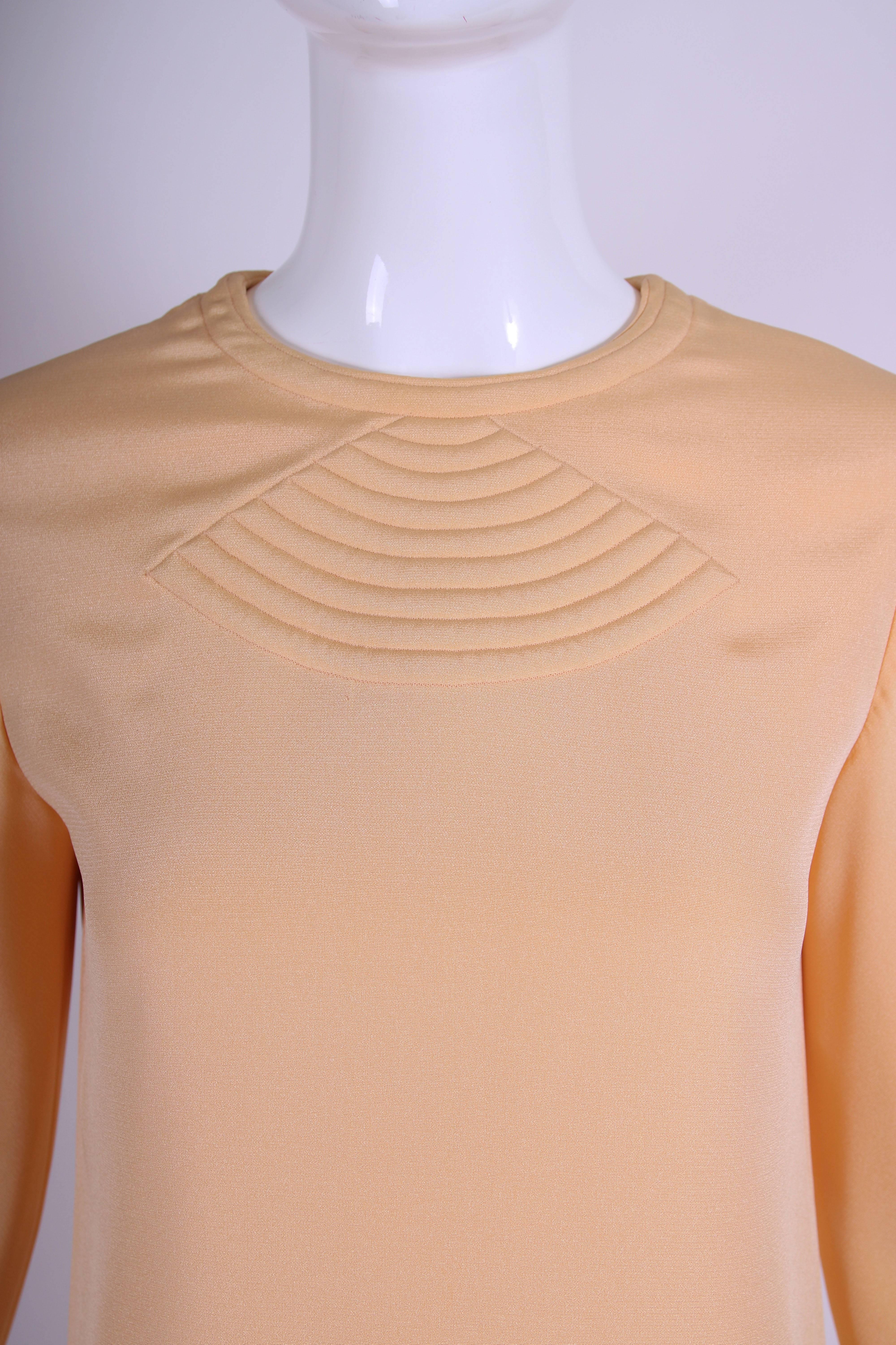 Pierre Cardin Mod Space Age Mini Dress with Geometric Design, 1970s  For Sale 1